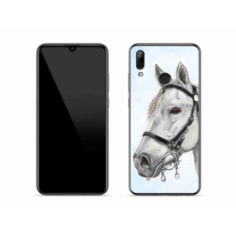 Zselés borítás mmCase a Honor 10 Lite-hoz - fehér ló 1