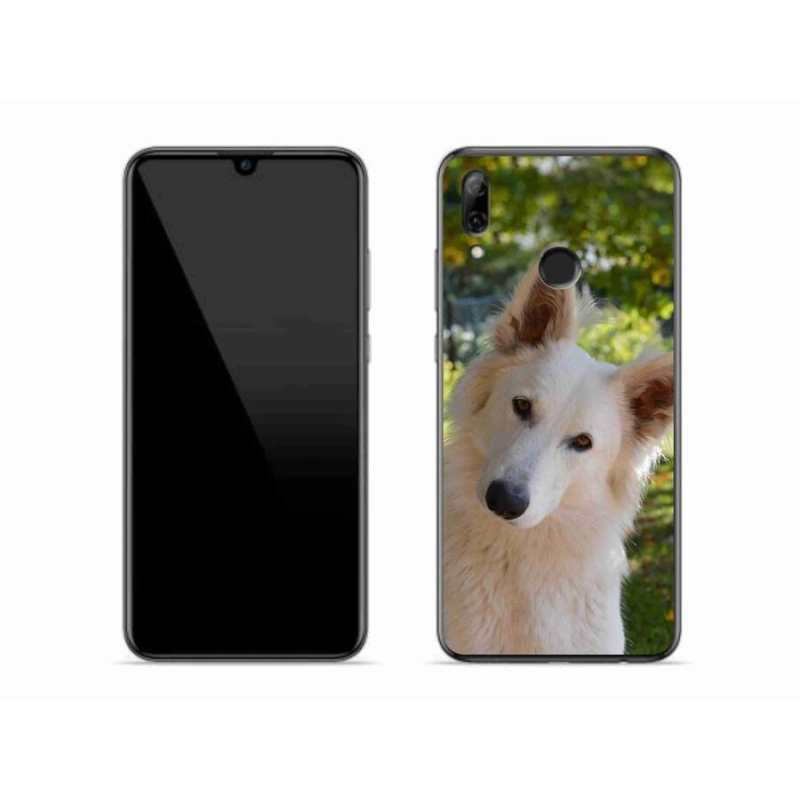 Zselés borítás mmCase a Honor 10 Lite készülékhez - fehér Svájci juhász 1