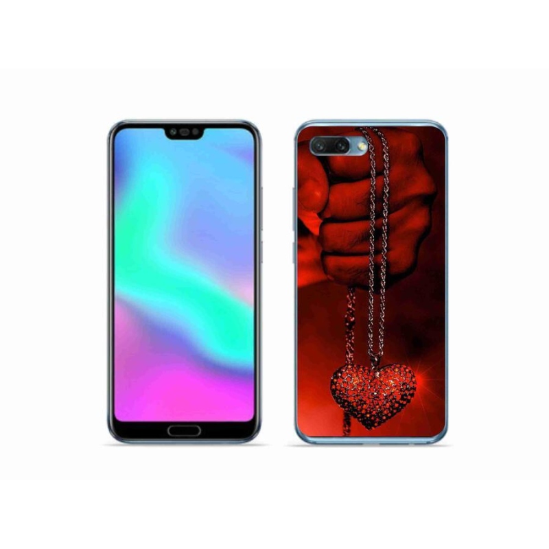 Zselés borítás mmCase a Honor 10 számára - nyaklánc