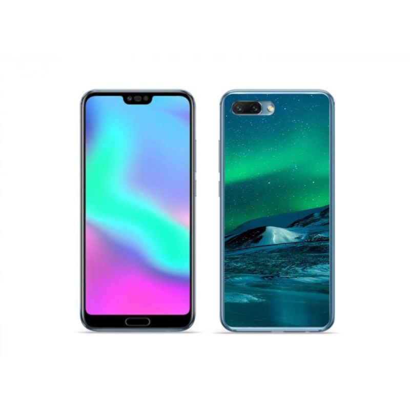 Zselés borítás mmCase a Honor 10 készülékhez - sarki fény