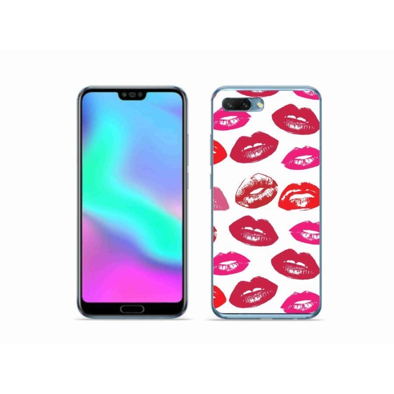 Zselés borítás mmCase a Honor 10 számára - ajkak