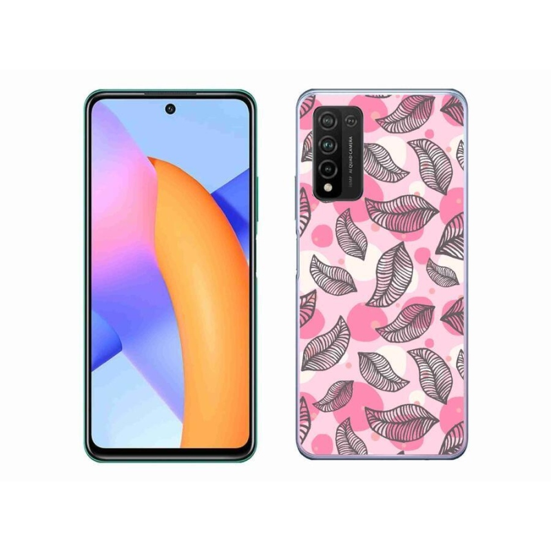 Zselés borító mmCase a Honor 10X Lite készülékhez - rajzfilmes hulló levelek