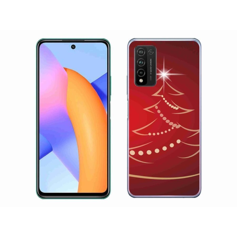 Gél borító mmCase a Honor 10X Lite készülékhez - karácsonyfa karikatúra