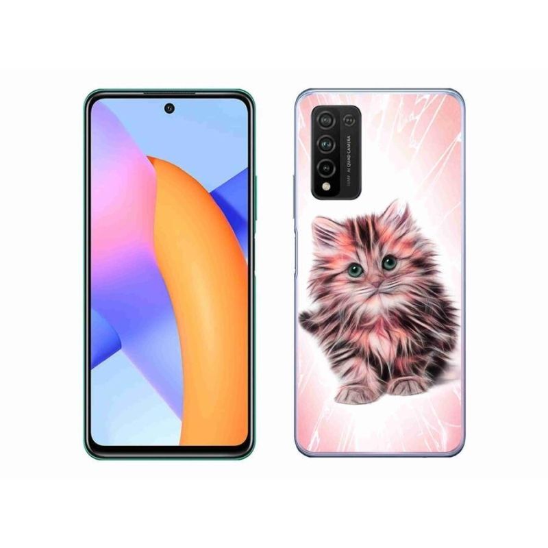 Gél borító mmCase a Honor 10X Lite készülékhez - aranyos cica