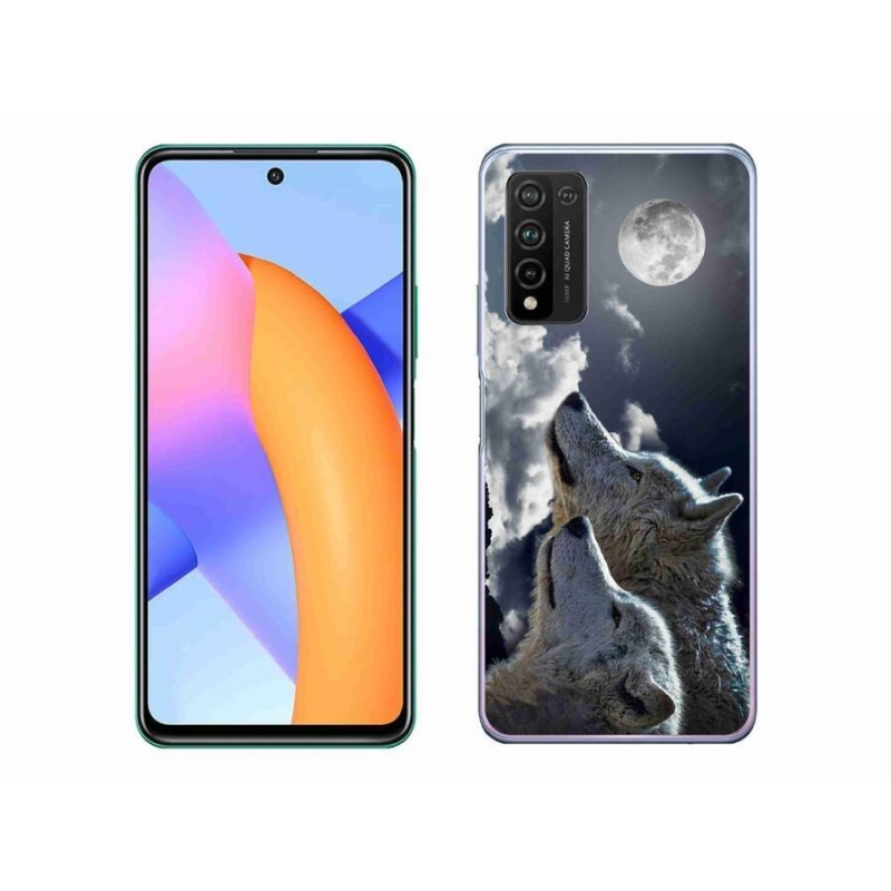 Zselés borítás mmCase a Honor 10X Lite készülékhez - farkasok