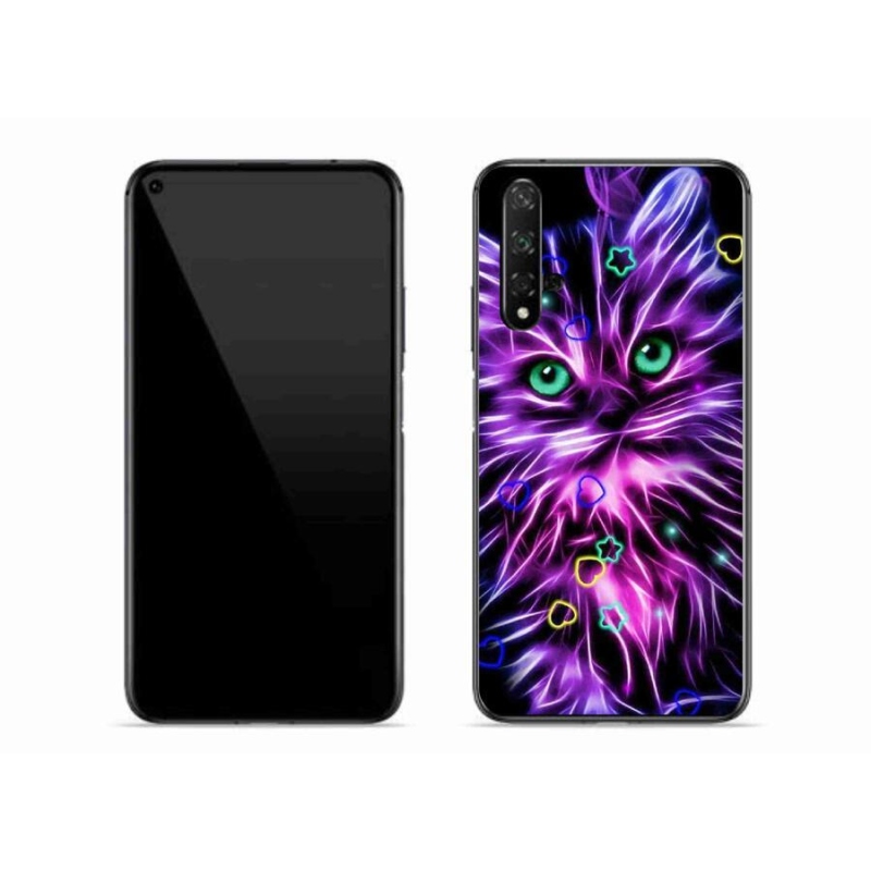 Zselés borító mmCase a Honor 20-hoz - absztrakt macska