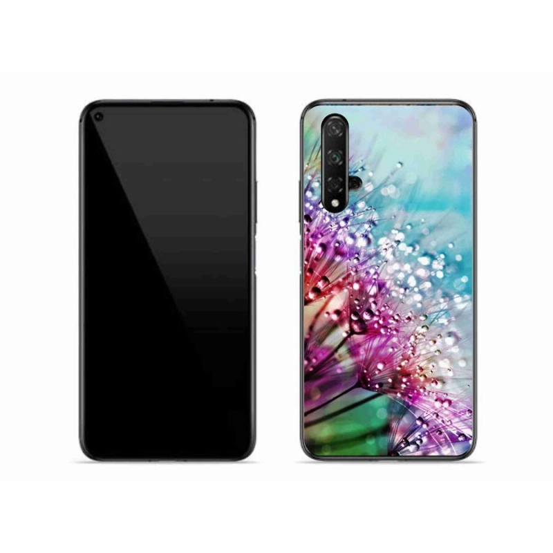 Zselés borító mmCase a Honor 20-hoz - színes virágok