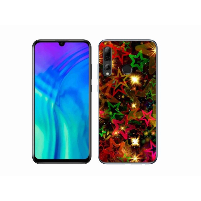 Zselés borítás mmCase a Honor 20 Lite készülékhez - színes csillagok