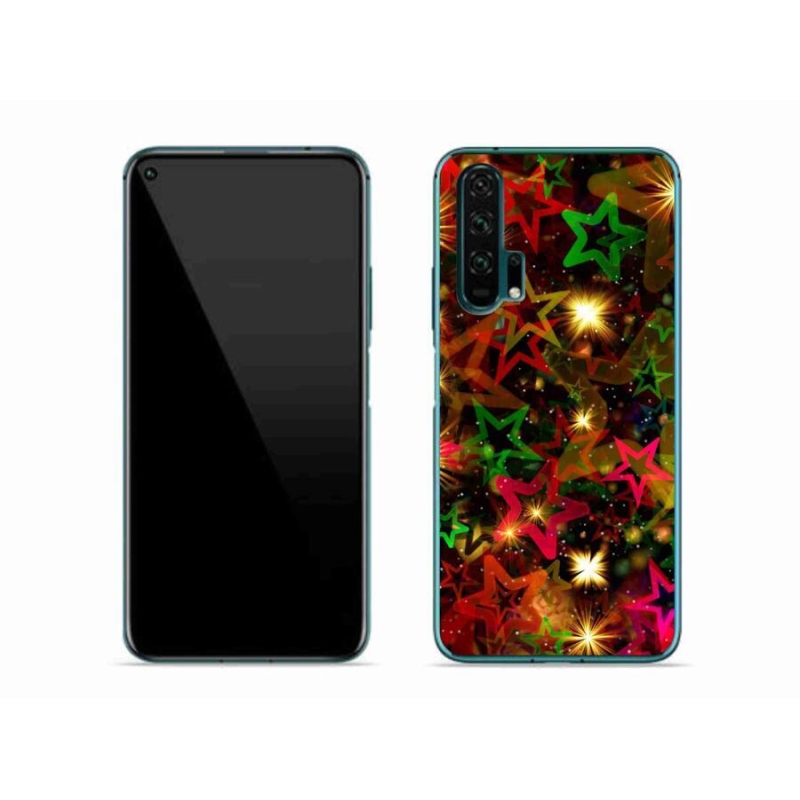 Zselés borítás mmCase a Honor 20 Pro-hoz - színes csillagok