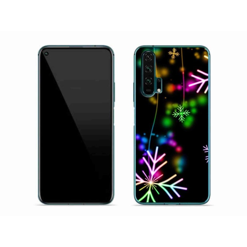 Zselés borítás mmCase a Honor 20 Pro-hoz - színes pelyhekkel