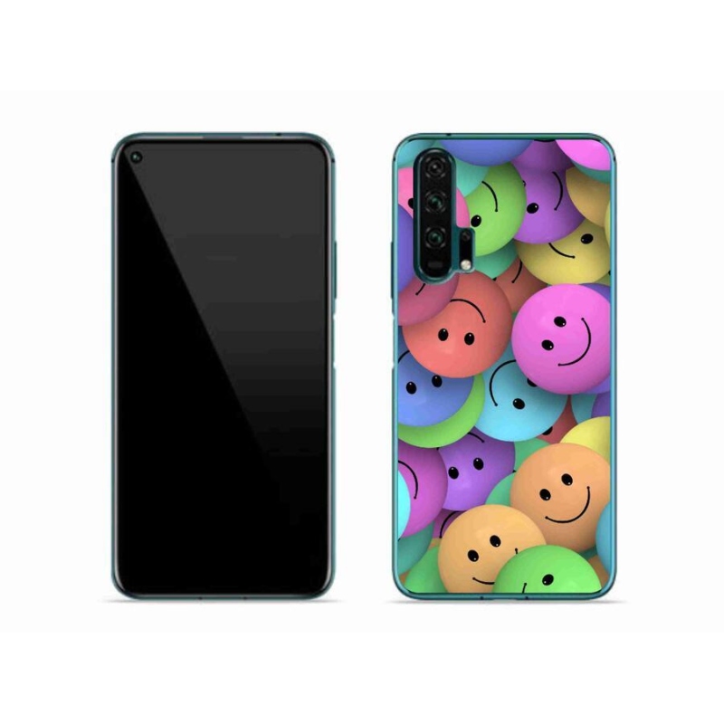 Gél borító mmCase a Honor 20 Pro készülékhez - színes smiley-k