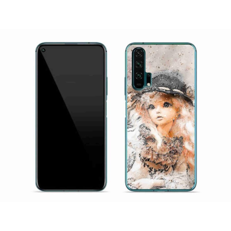 Zselés borítás mmCase a Honor 20 Pro-hoz - lány sapkával