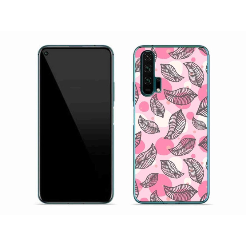 Zselés borító mmCase a Honor 20 Pro-hoz - rajzfilmes hulló levelek