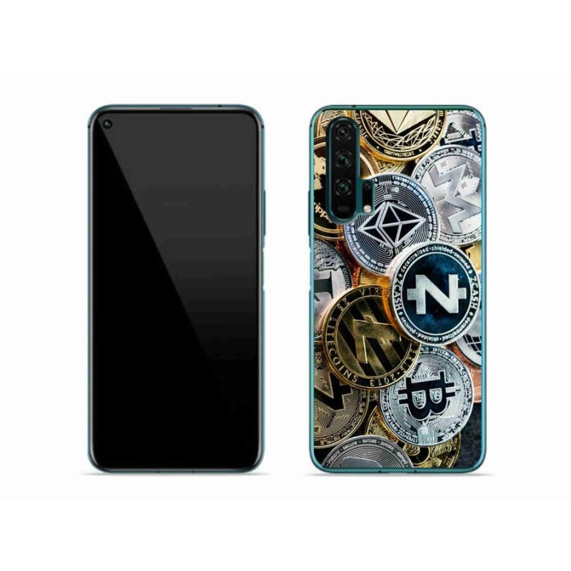 Gél borítás mmCase a Honor 20 Pro számára - kriptovaluták