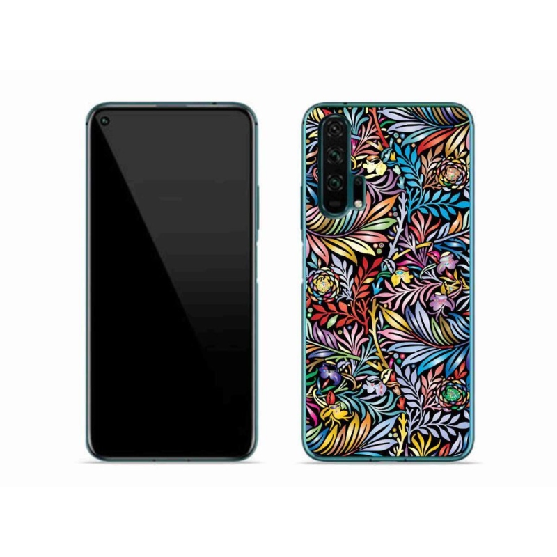 Zselés borítás mmCase a Honor 20 Pro számára - virágok 5