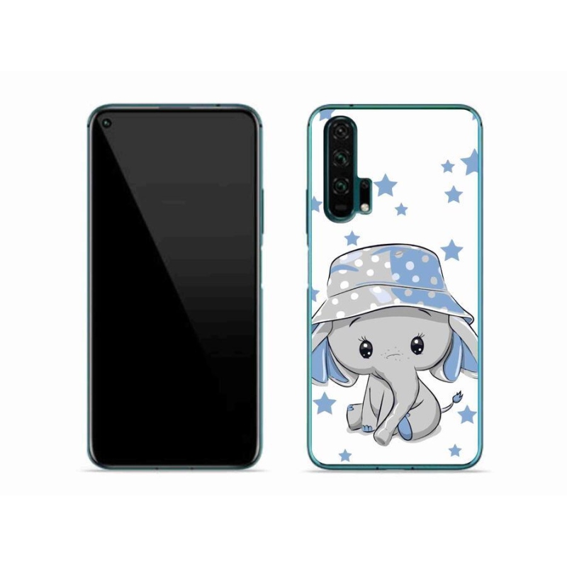 Zselés borítás mmCase a Honor 20 Pro-hoz - kék elefánt