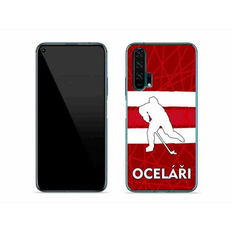 Gél borítás mmCase a Honor 20 Pro számára - Steelers