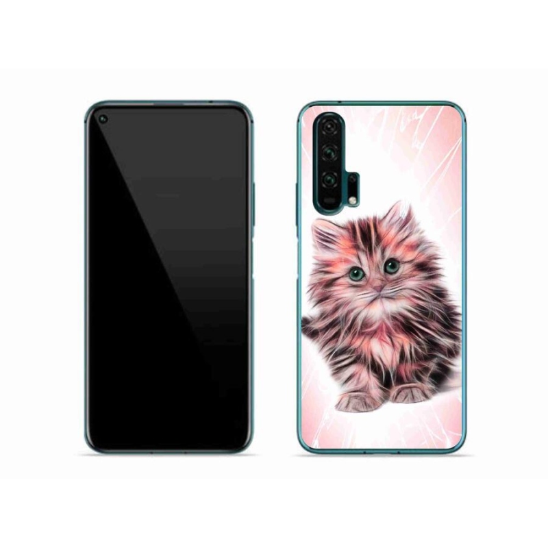 Gél borítás mmCase a Honor 20 Pro számára - aranyos cica