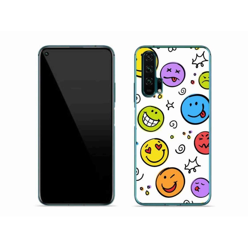 Gél borítás mmCase a Honor 20 Pro számára - smiley-k