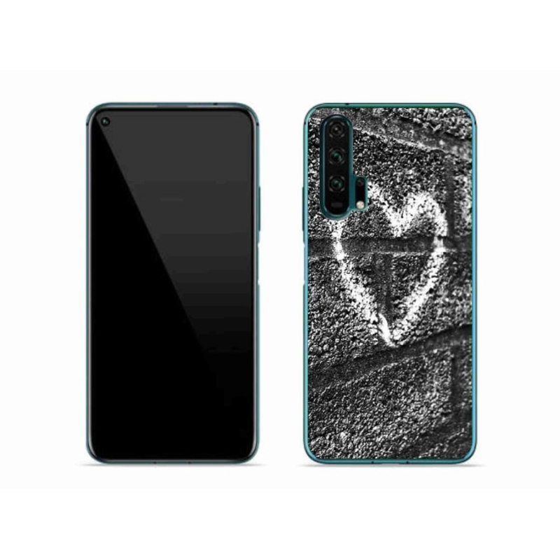 Zselés borítás mmCase a Honor 20 Pro-hoz - szív a falon