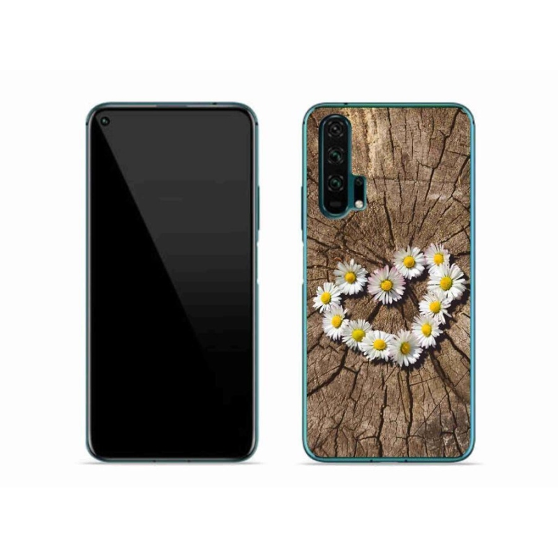 Zselés borítás mmCase a Honor 20 Pro készülékhez - százszorszépek szíve