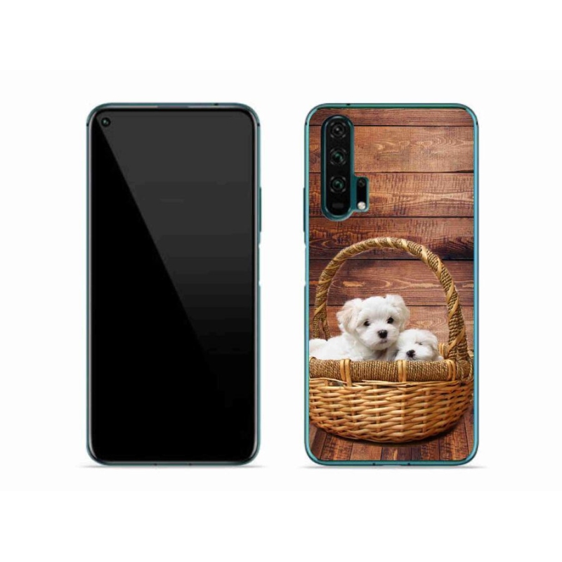 Zselés borítás mmCase a Honor 20 Pro-hoz - kölyökkutyák