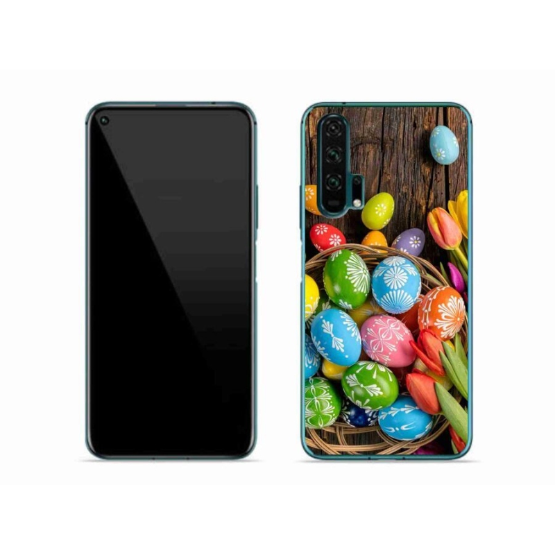 Zselés borítás mmCase a Honor 20 Pro számára - Húsvéti tojások
