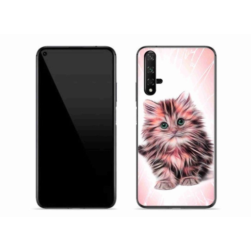 Zselés borítás mmCase a Honor 20-hoz - aranyos cica