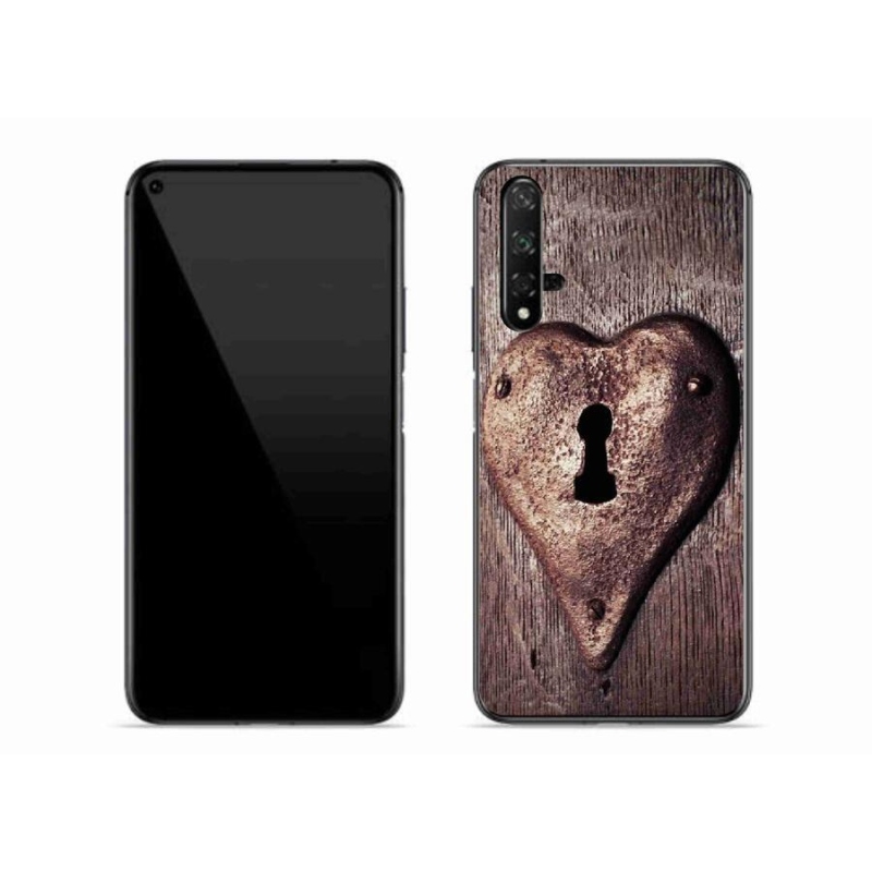 Zselés borítás mmCase a Honor 20-hoz - szív alakú zár