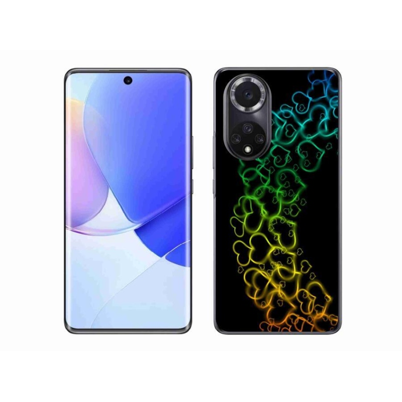 Zselés borító mmCase a Honor 50 - színes szívekhez
