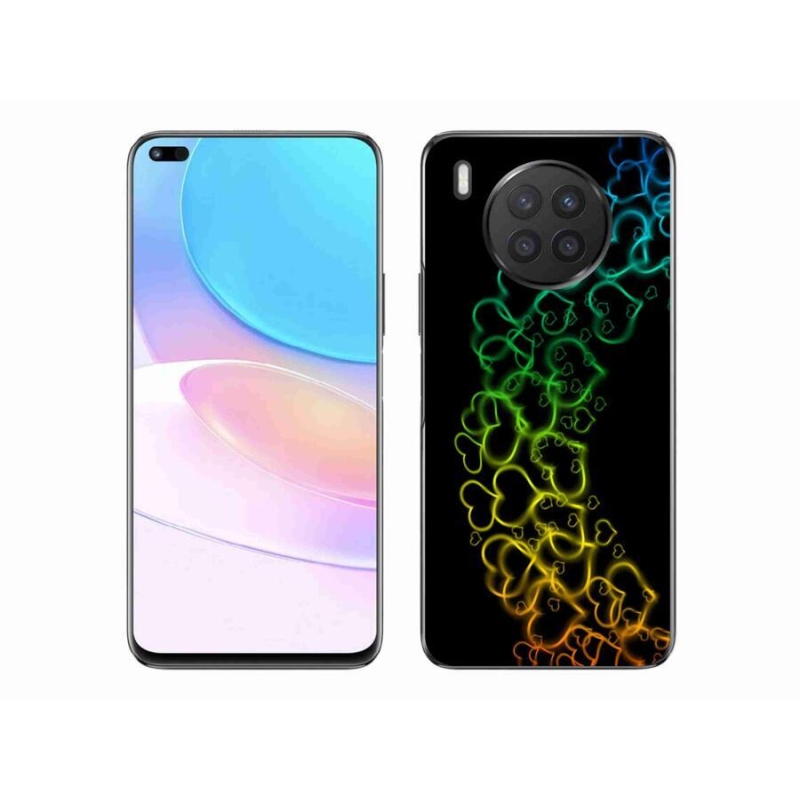 Zselés borítás mmCase a Honor 50 Lite készülékhez - színes szívek