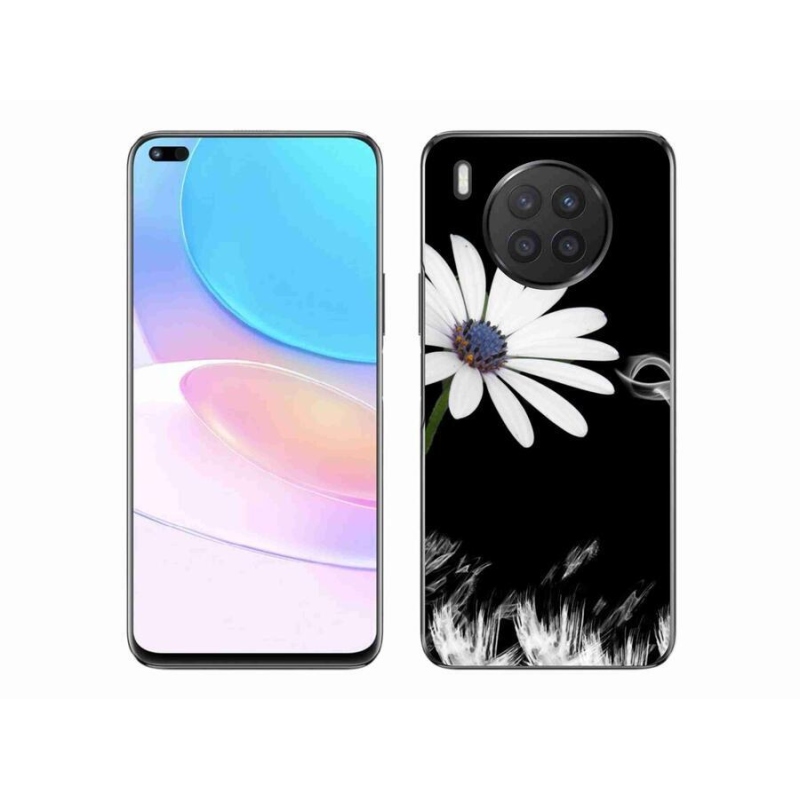 Zselés borító mmCase a Honor 50 Lite készülékhez - fehér virág