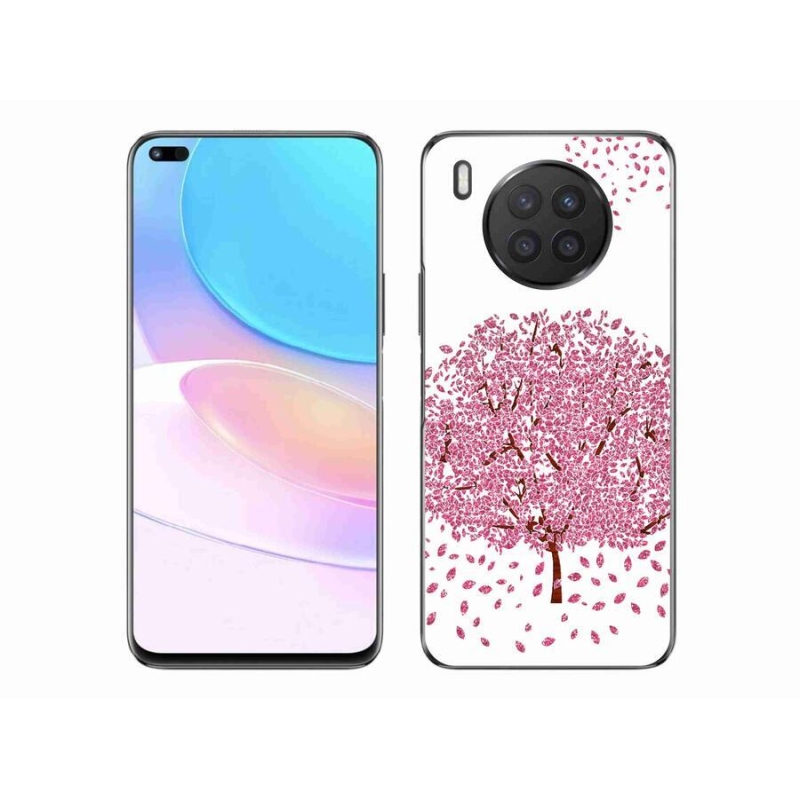 Zselés borító mmCase a Honor 50 Lite készülékhez - rajzfilmfa levelekkel