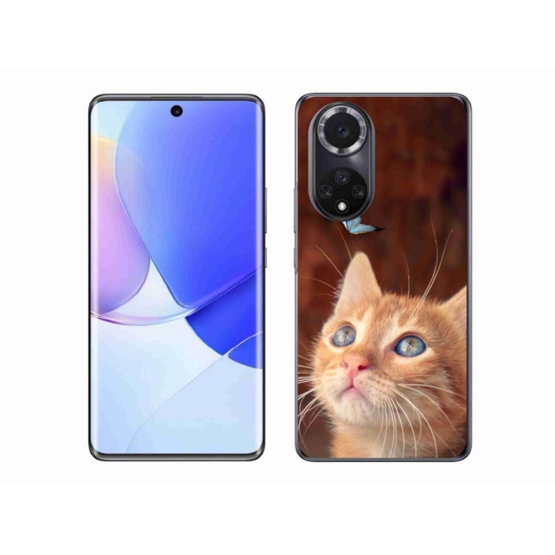 Zselés borítás mmCase a Honor 50-hez - pillangó és cica