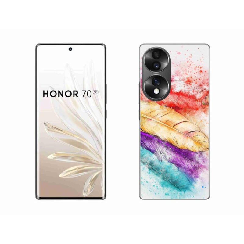 Zselés borítás mmCase a Honor 70 készülékhez - színes toll