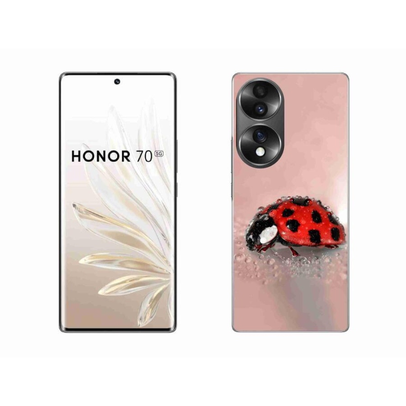 Zselés borító mmCase a Honor 70 készülékhez - katicabogár