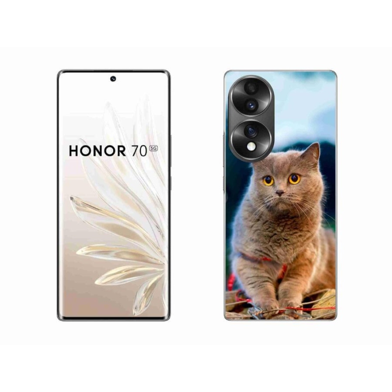 Zselés tok mmCase a Honor 70 készülékhez - brit kék 2