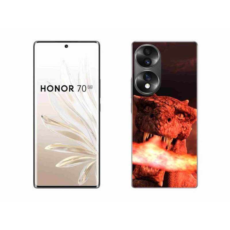 Zselés borítás mmCase a Honor 70 - sárkányhoz