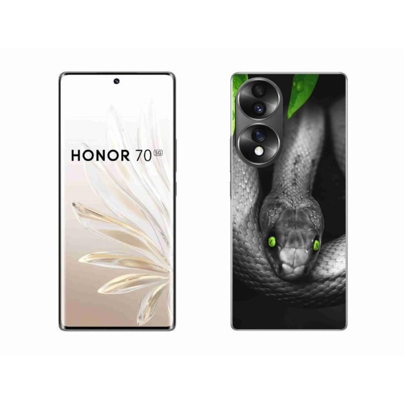 Zselés borítás mmCase a Honor 70-hez - kígyó