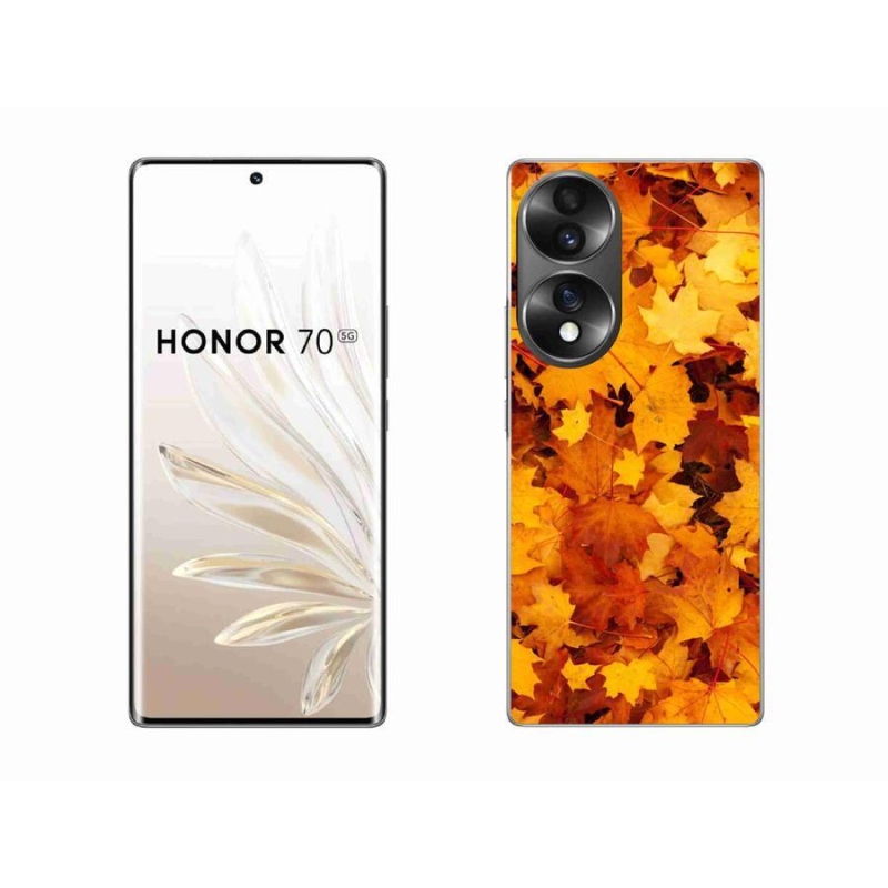 Zselés borítás mmCase a Honor 70-hez - juharlevelek