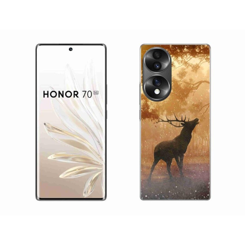 Zselés borítás mmCase a Honor 70-hez - szarvasok a szarvasbőgésben