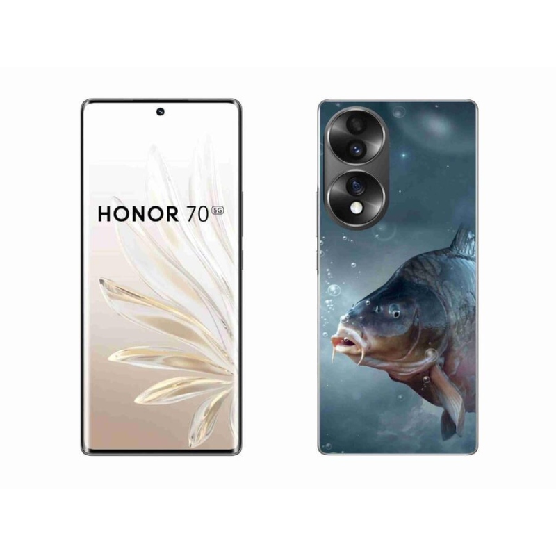 Zselés borítás mmCase a Honor 70 készülékhez - ponty és buborékok
