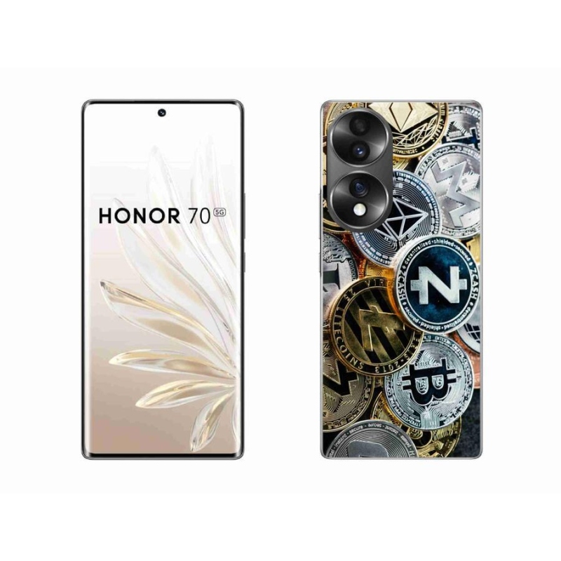Gél borító mmCase a Honor 70 számára - kriptovaluták