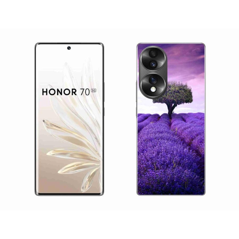Zselés borító mmCase a Honor 70-hez - levendula rét
