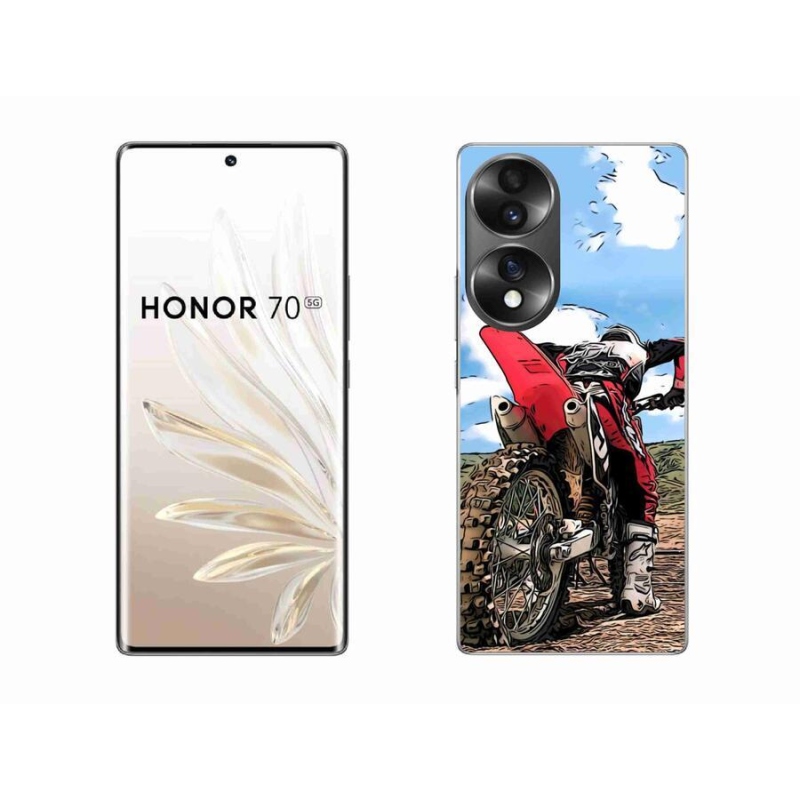 Zselés borítás mmCase a Honor 70 - moto számára