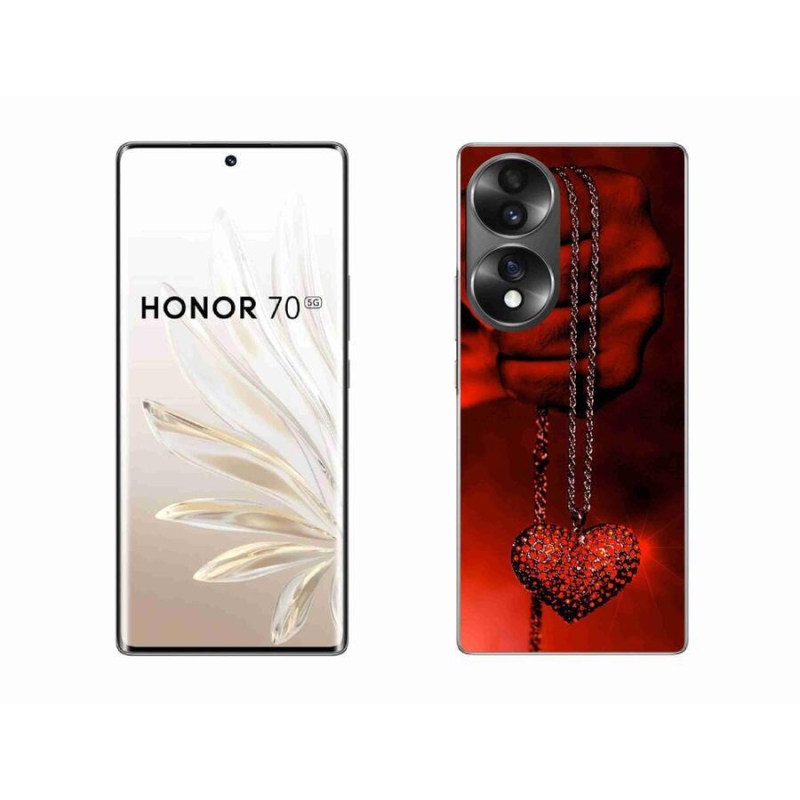 Zselés borítás mmCase a Honor 70-hez - nyaklánc