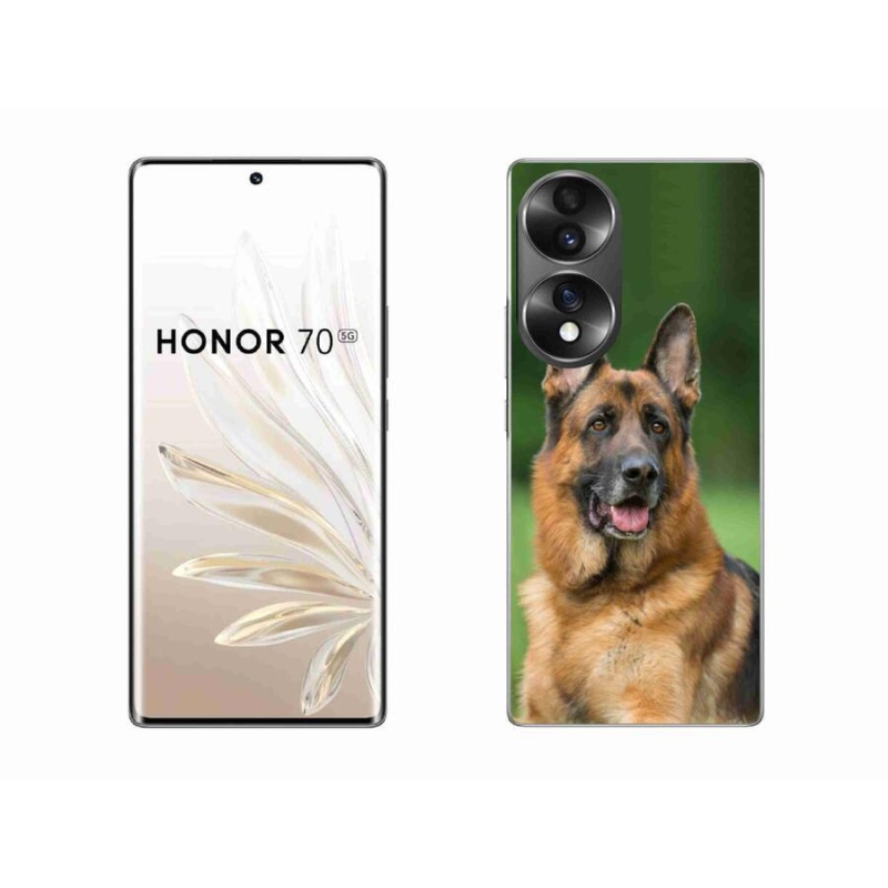 Zselés borítás mmCase a Honor 70 - Német juhászkutyához