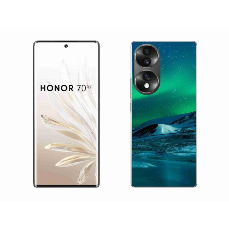 Zselés borítás mmCase a Honor 70 készülékhez - aurora borealis