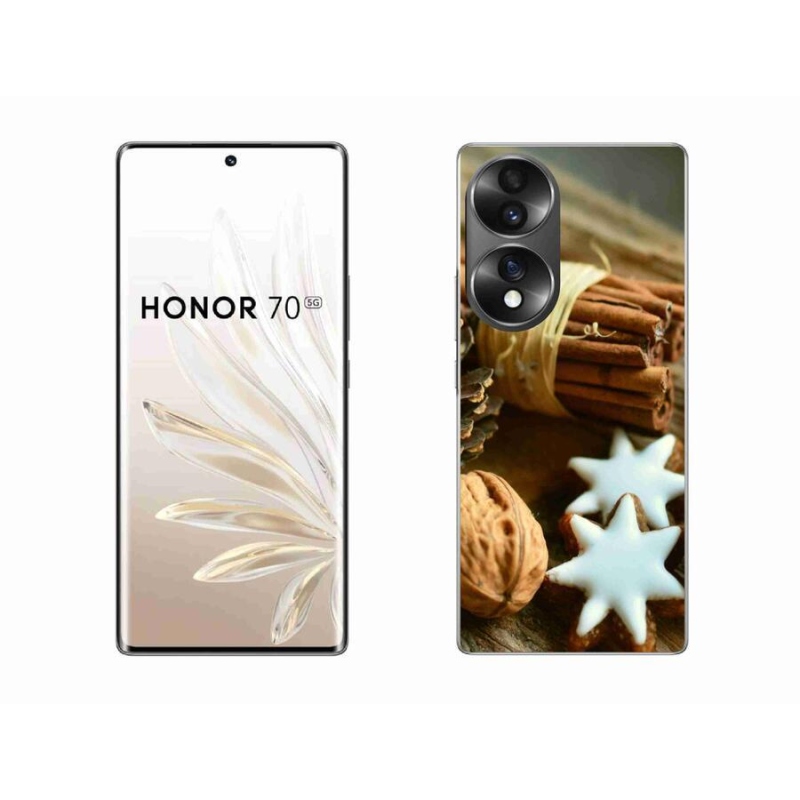 Zselés borítás mmCase a Honor 70 számára - fahéj és mézeskalács