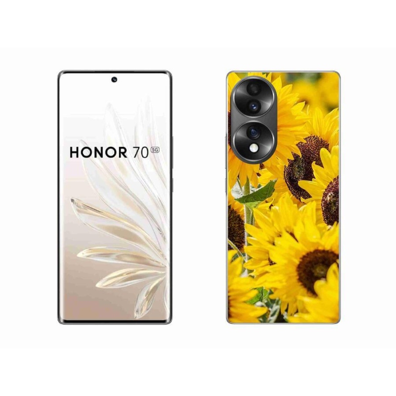 Zselés borítás mmCase a Honor 70 készülékhez - Napraforgó